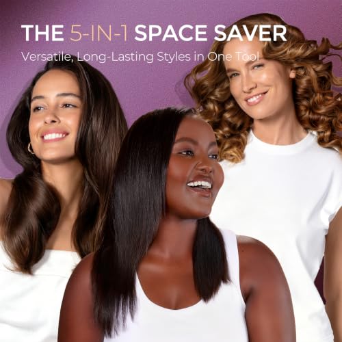 5-in-1 Ceramic Straightening Brush