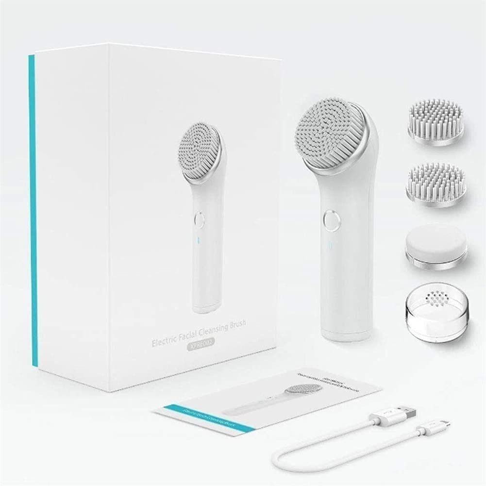 Rechargeable 3-Head Facial Cleansing Brush
