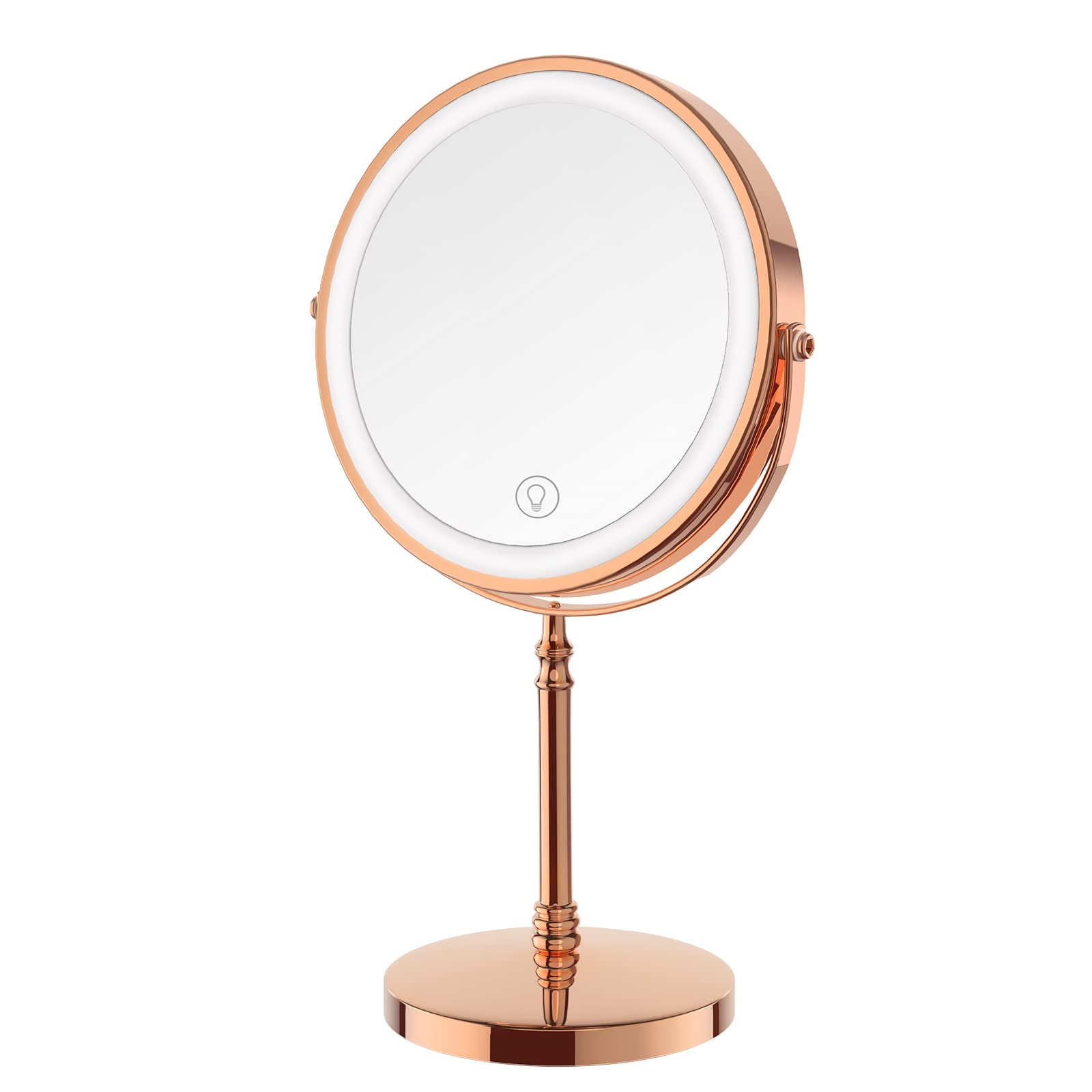 Rechargeable 1X/10X Lighted Makeup Mirror