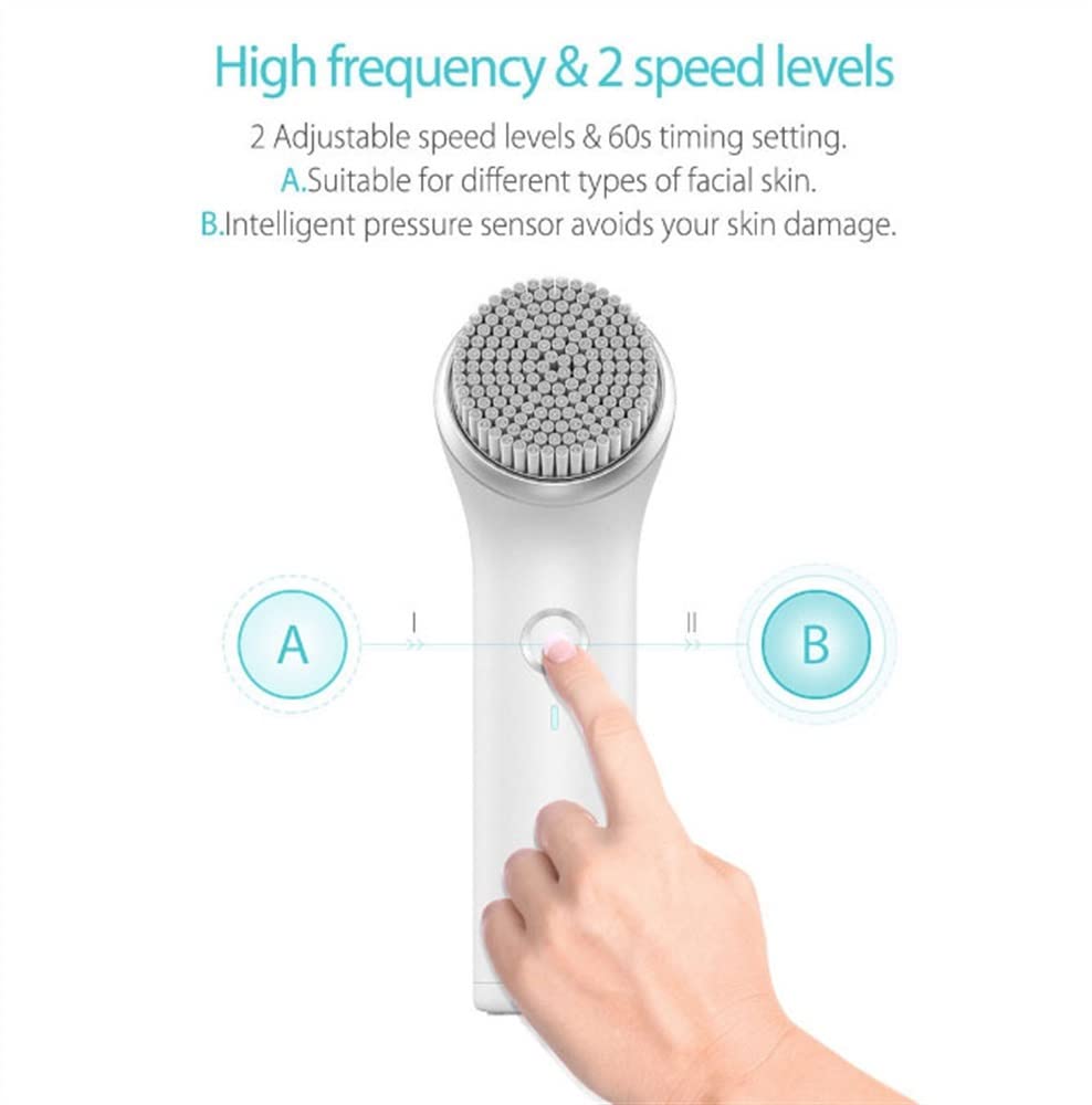 Rechargeable 3-Head Facial Cleansing Brush