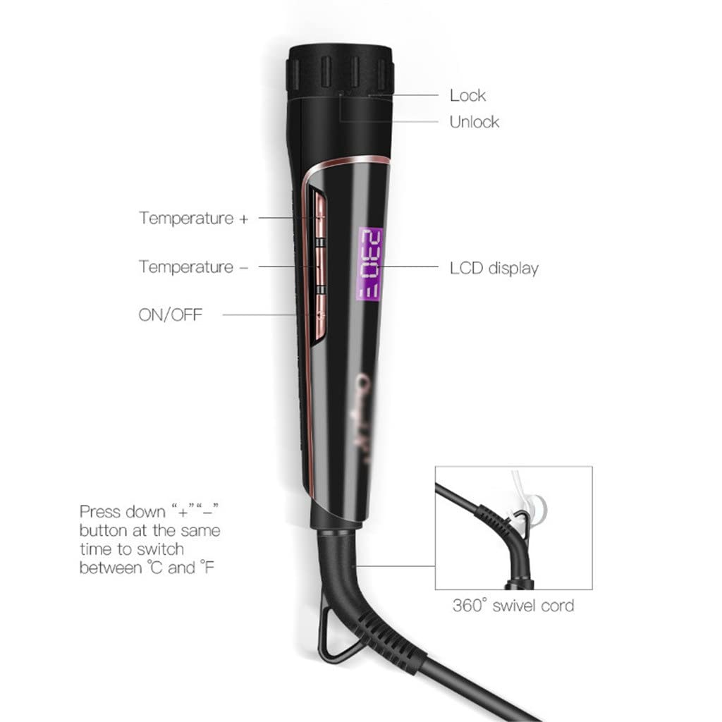 Adjustable 5-in-1 Curling Wand Set