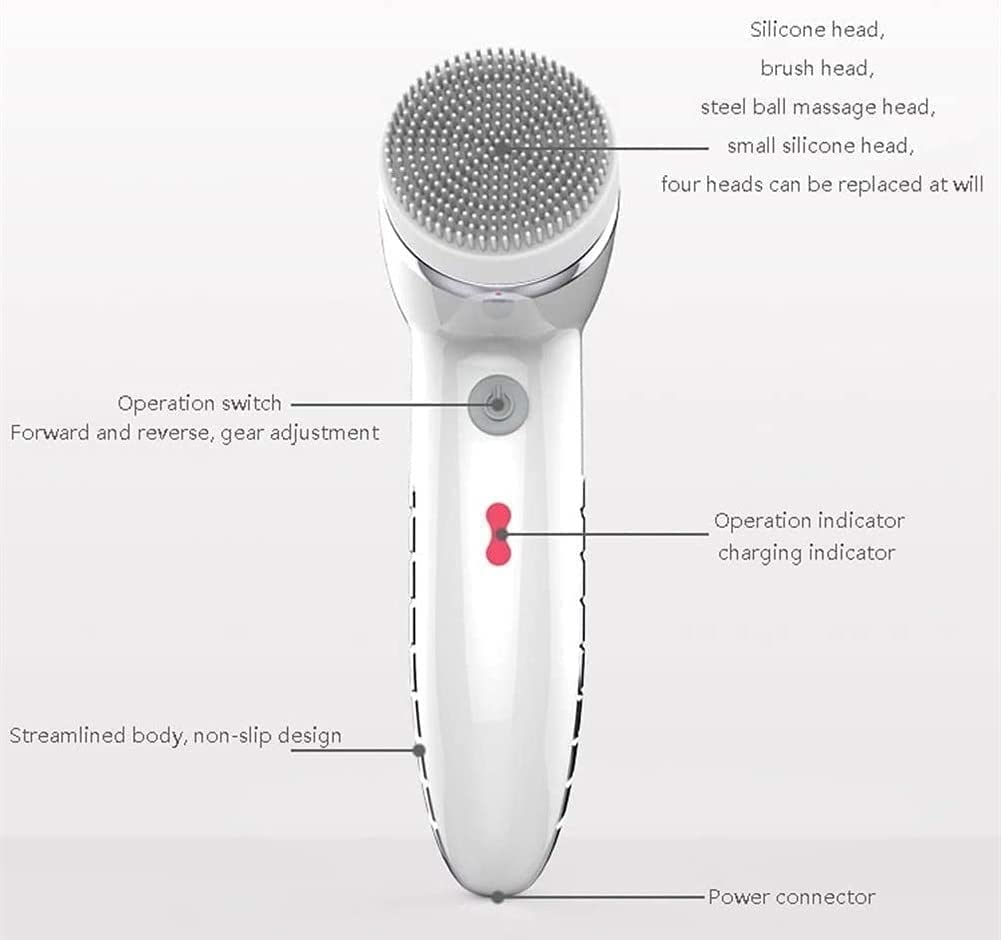 Rechargeable Facial Cleansing Brush Set