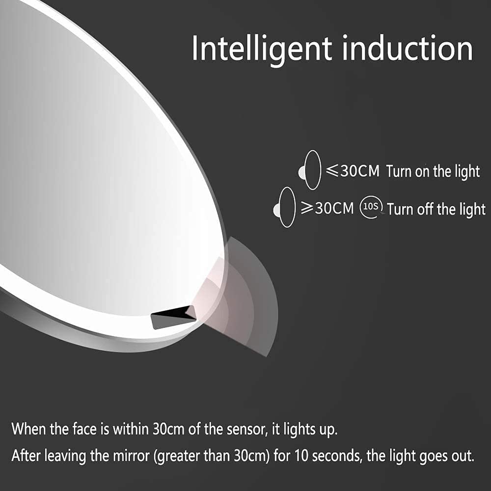 8.5-Inch Lighted Vanity Mirror