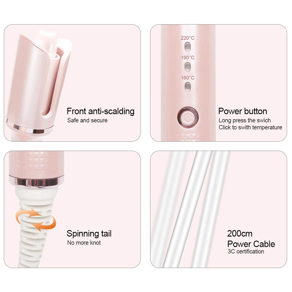 Automatic Rotating Hair Curler
