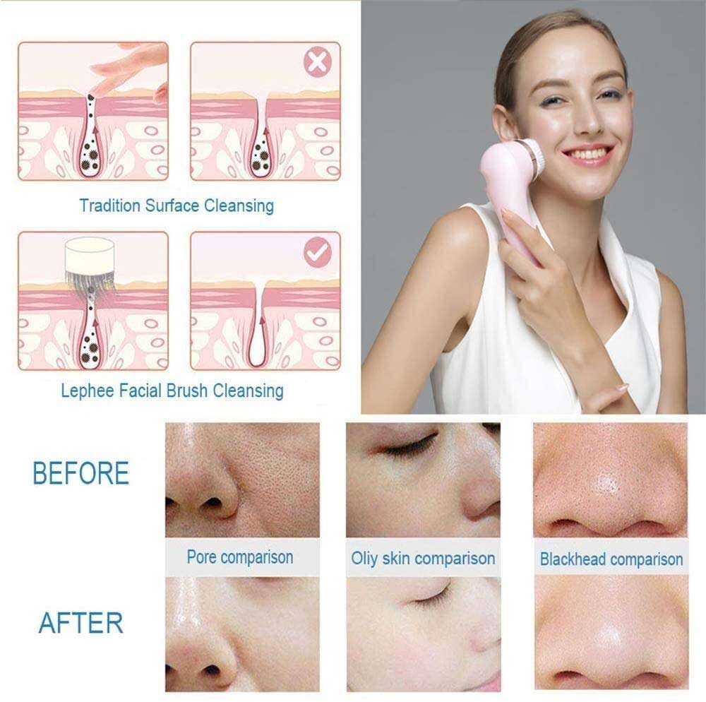 Waterproof Facial Cleansing Brush