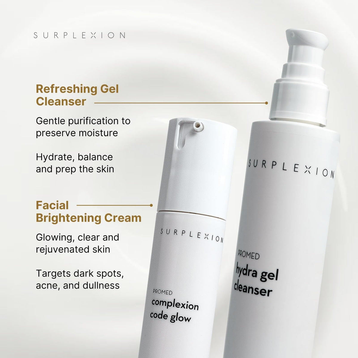 Facial Cleanser and Brightening Cream Set