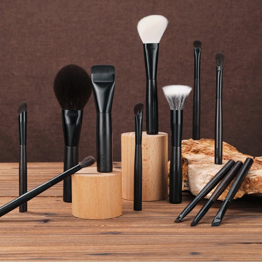 12-Piece Wool Makeup Brush Set