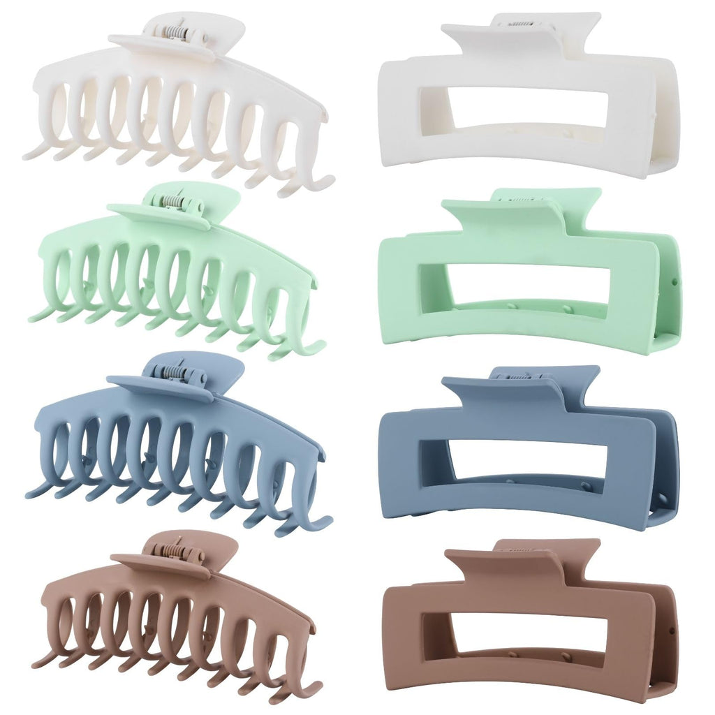 4.3-Inch Matte Hair Claw Clips