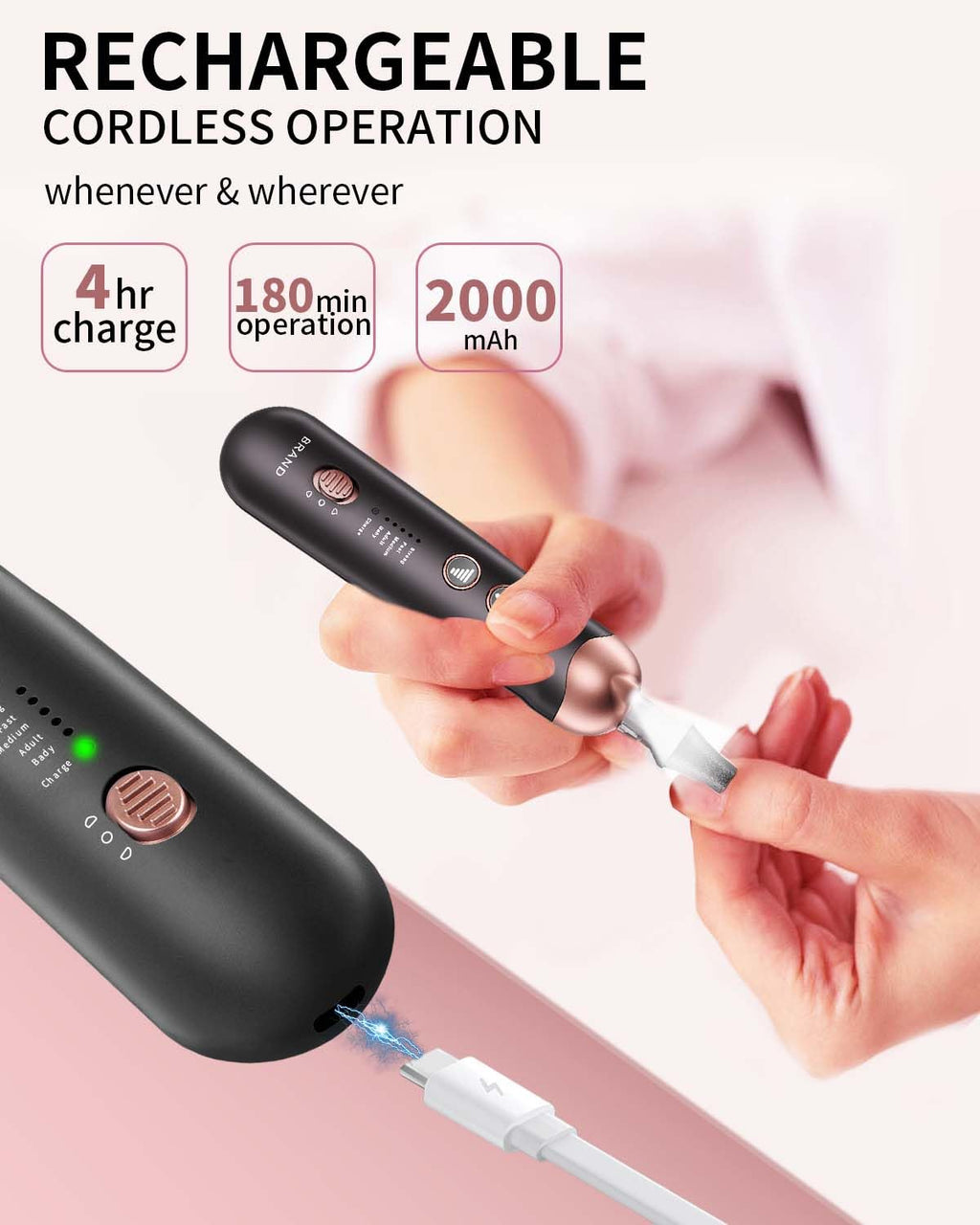 Cordless Manicure and Pedicure Drill Kit