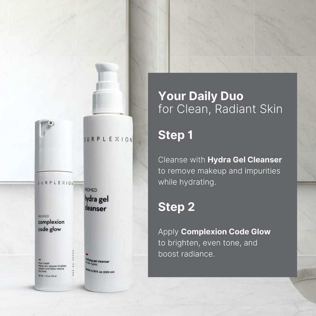 Facial Cleanser and Brightening Cream Set