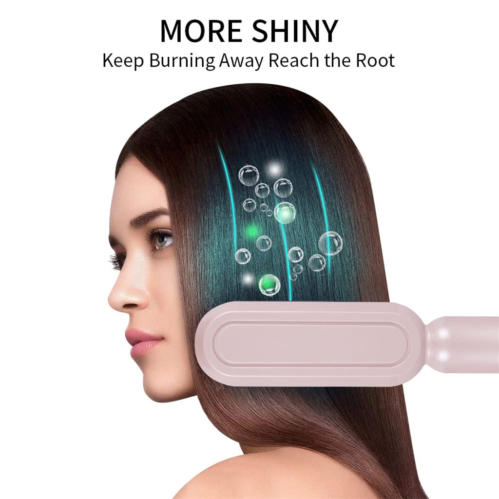 2-in-1 Heated Straightening Brush