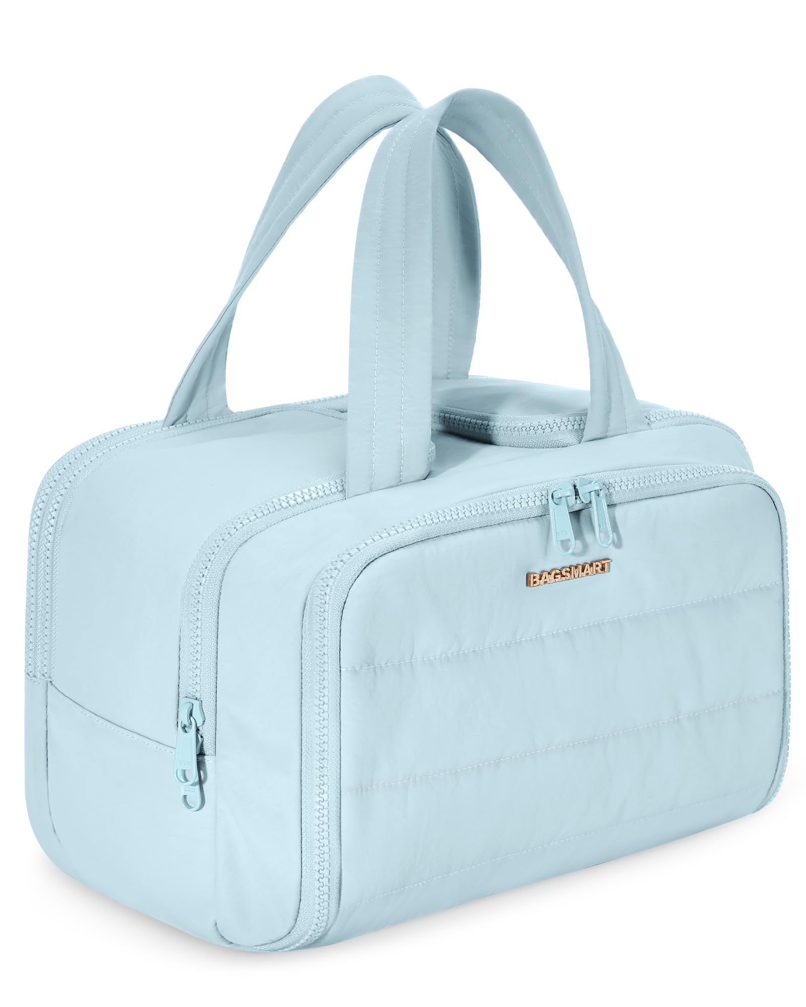 Wide-Open Travel Makeup Organizer
