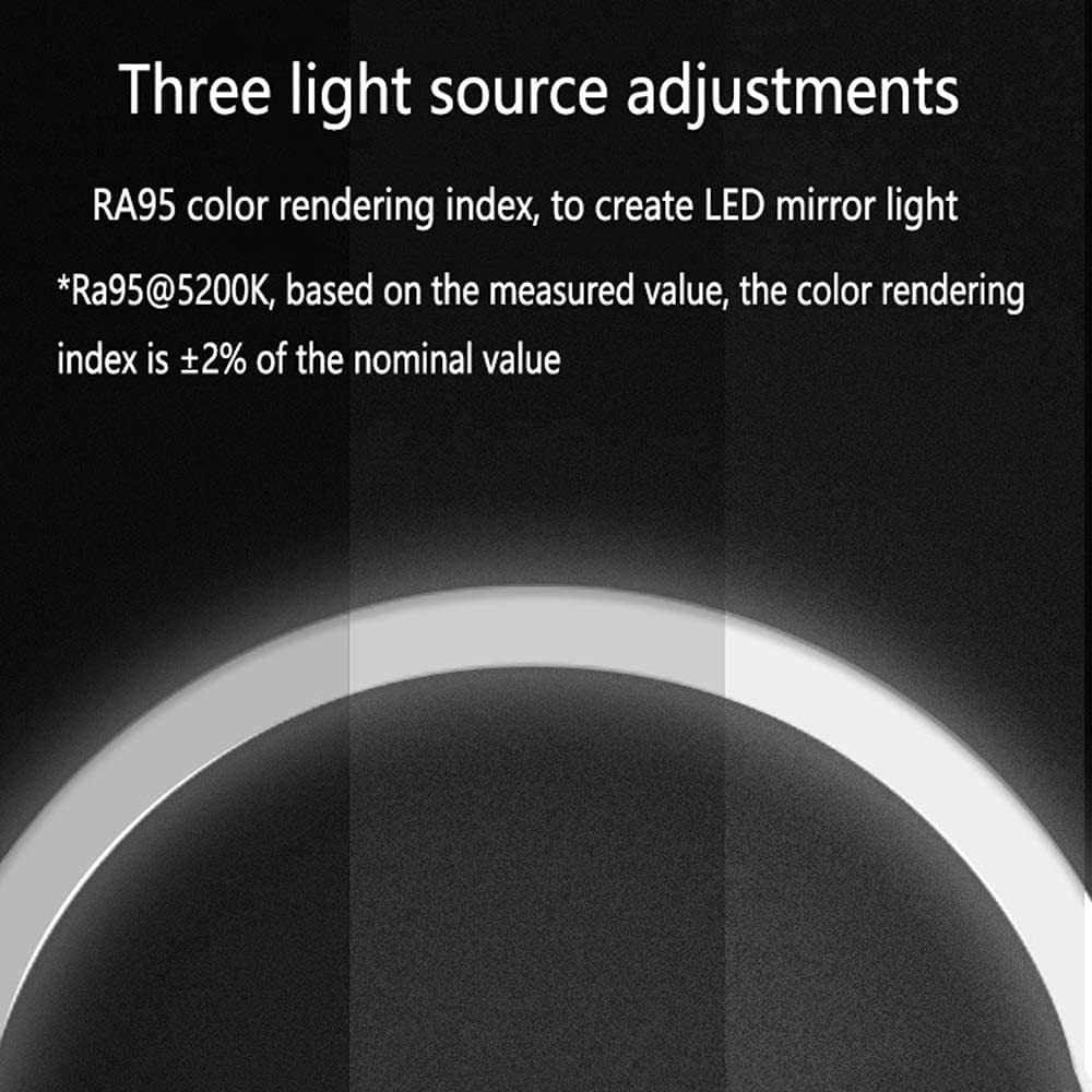 8.5-Inch Lighted Vanity Mirror