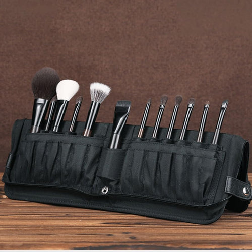 12-Piece Wool Makeup Brush Set