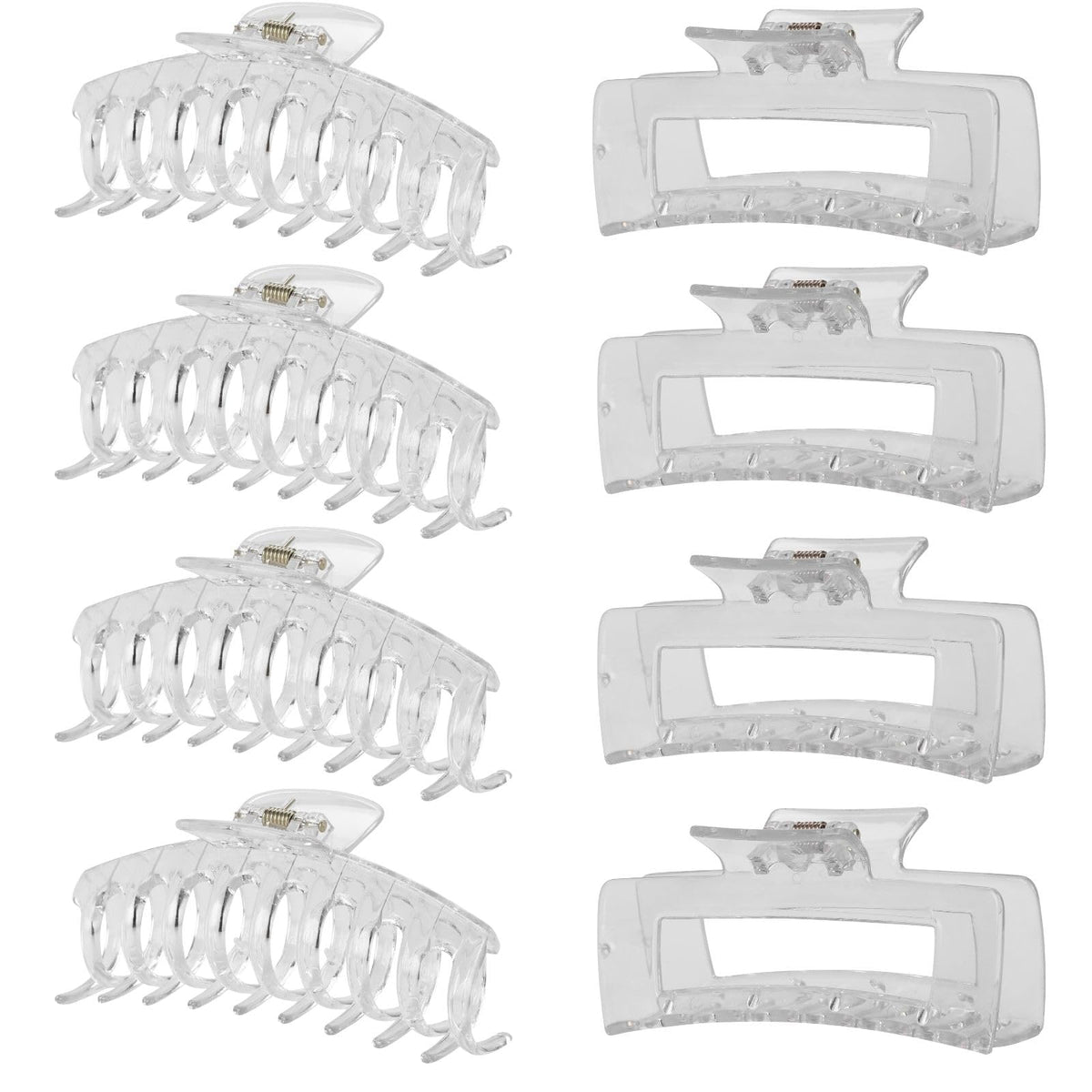 4.3-Inch Matte Hair Claw Clips