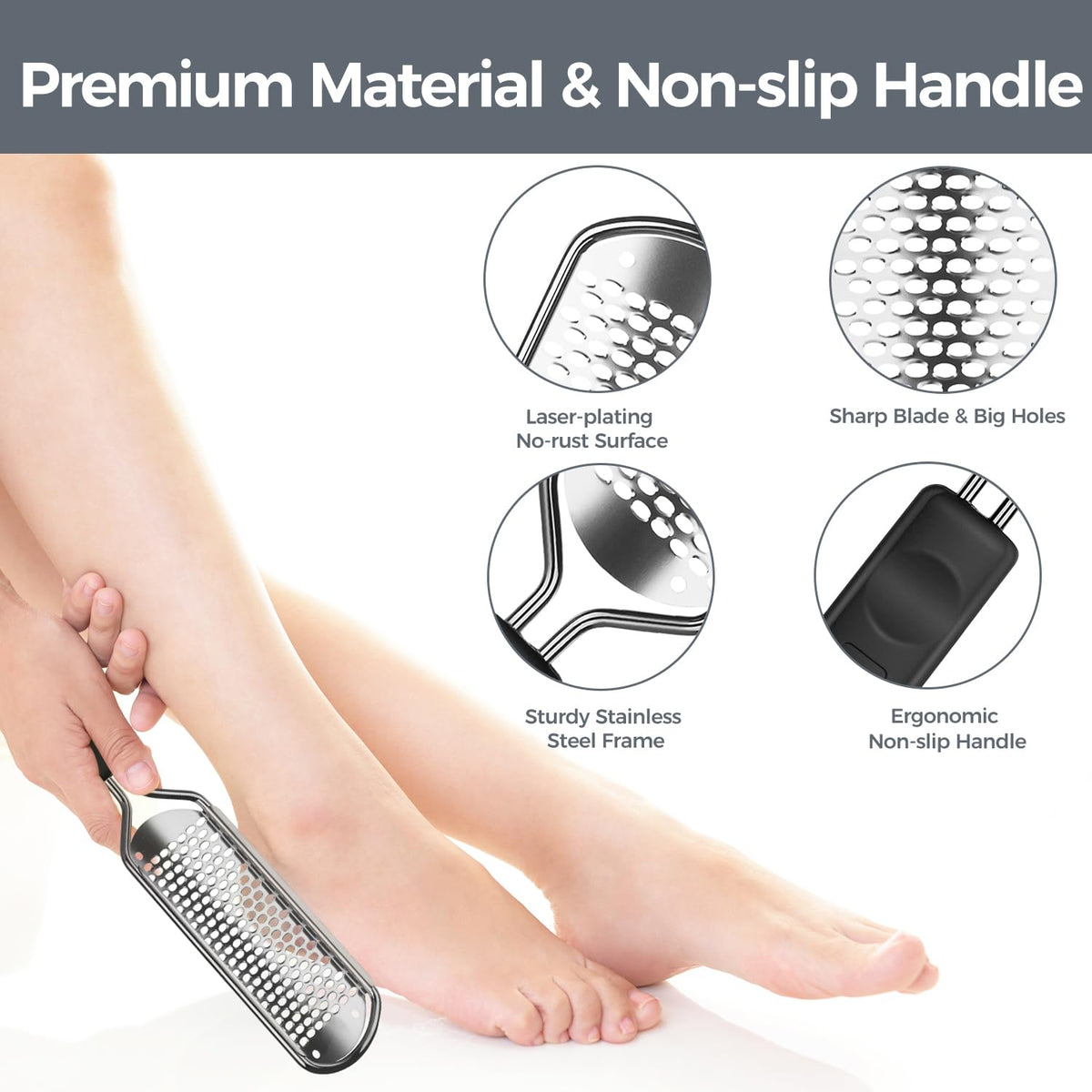 Large Stainless Steel Foot File