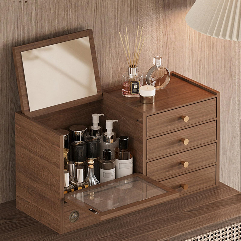 Jewelry and Makeup Organizer with Mirror