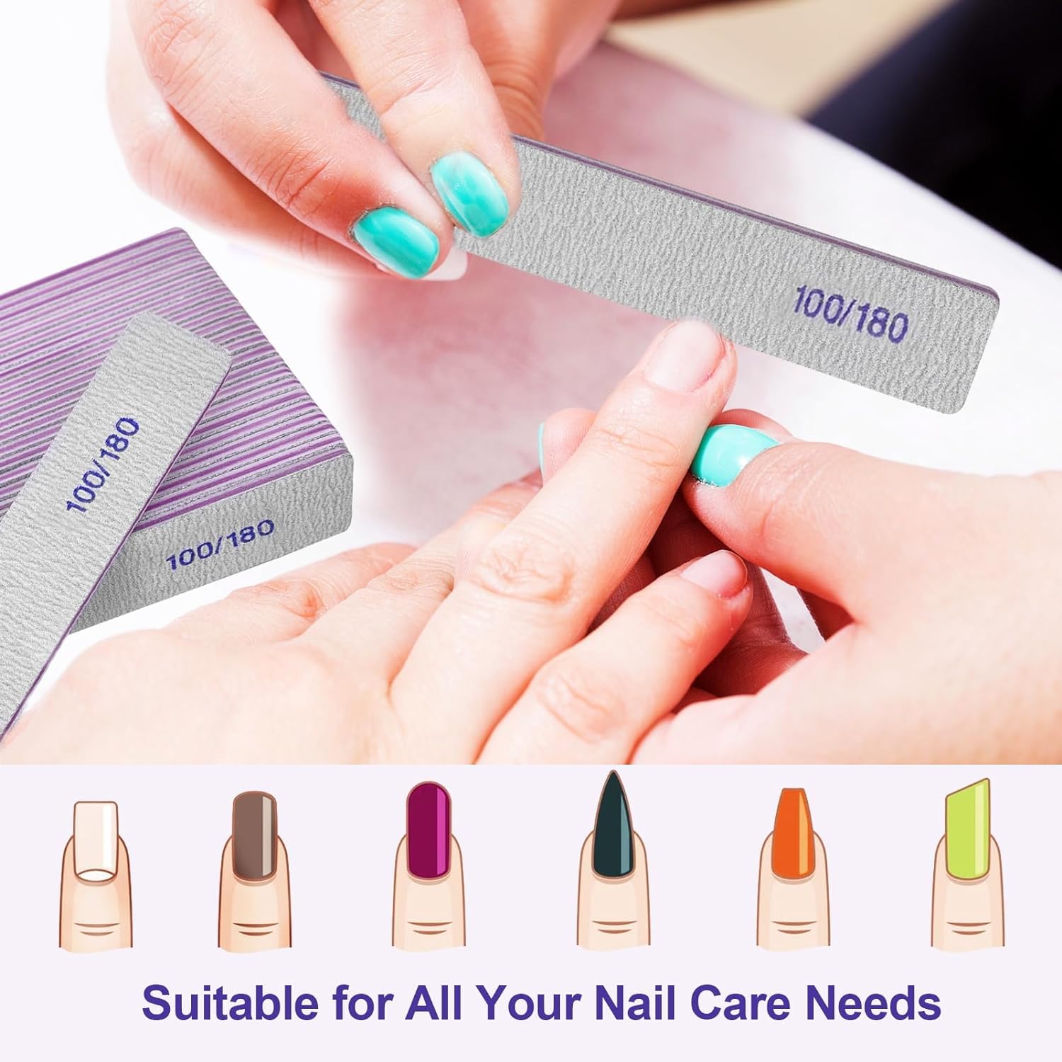 Dual-Grit Nail File Set