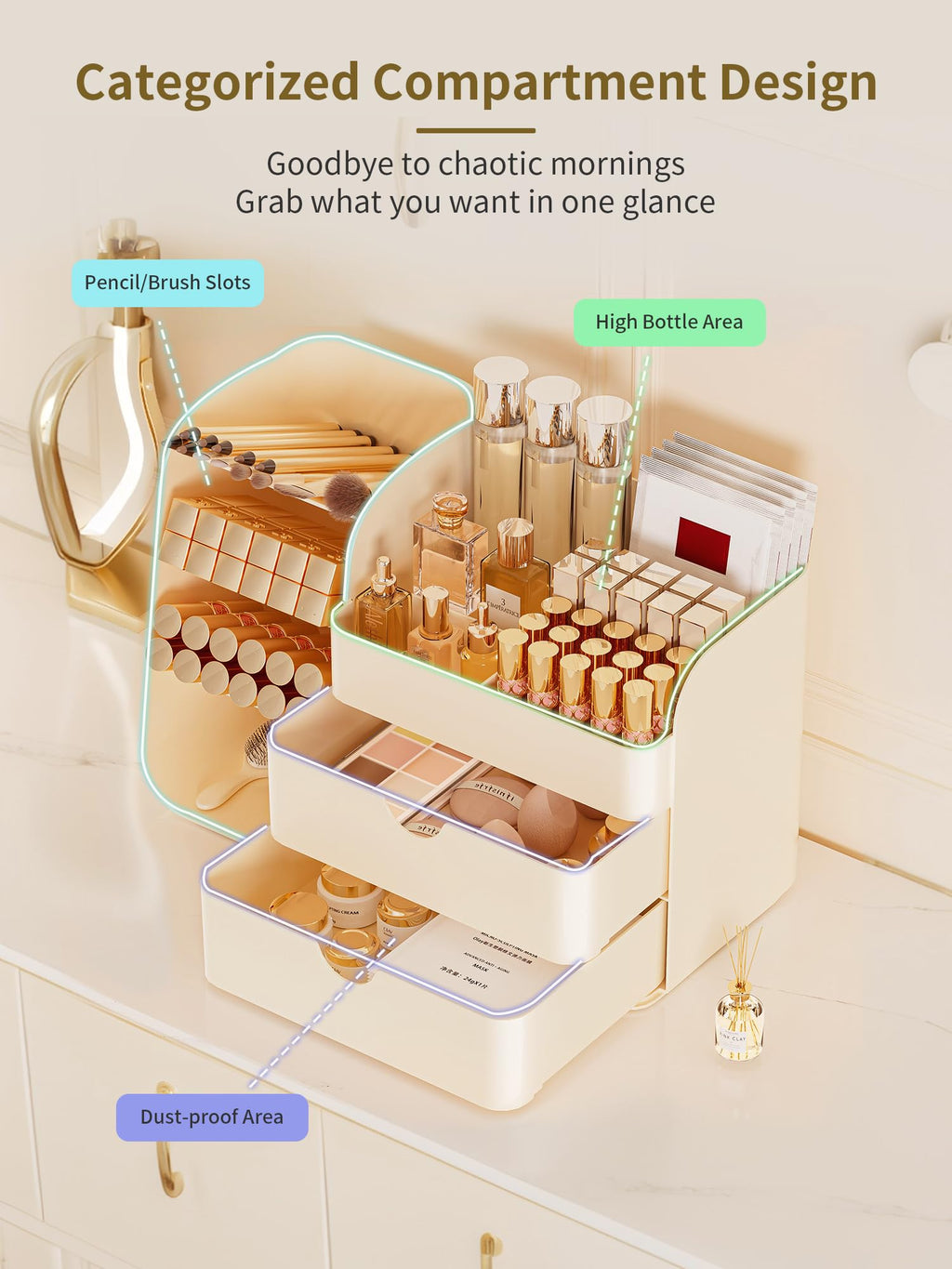Drawer Makeup Organizer