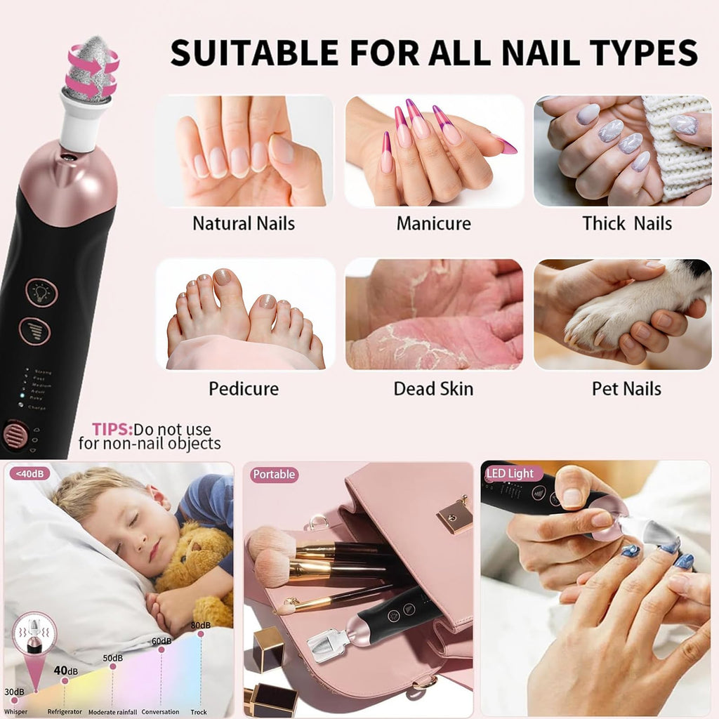 Cordless Manicure and Pedicure Drill Kit