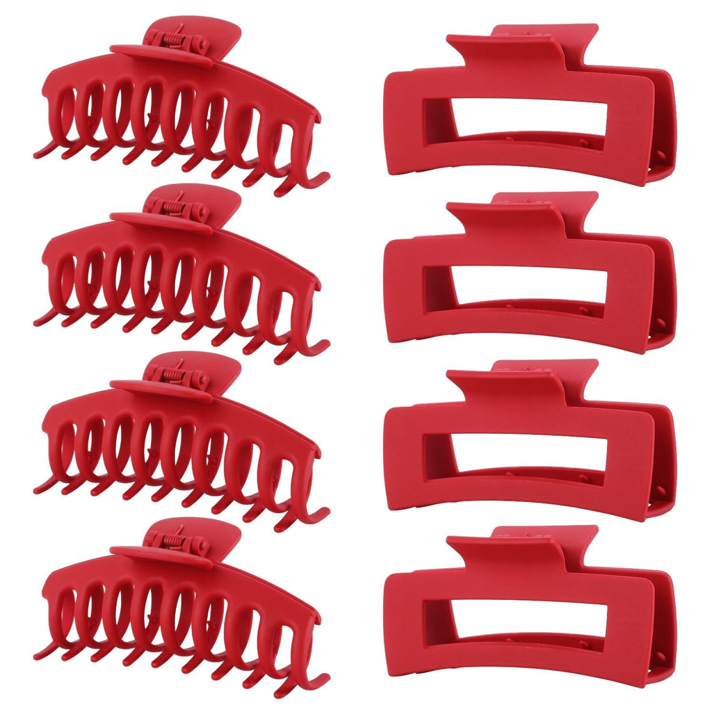 4.3-Inch Matte Hair Claw Clips