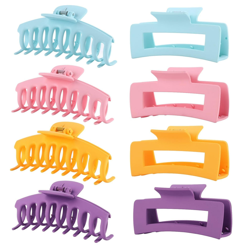 4.3-Inch Matte Hair Claw Clips