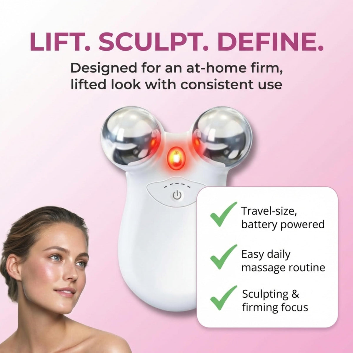 Red Light Facial Massager
