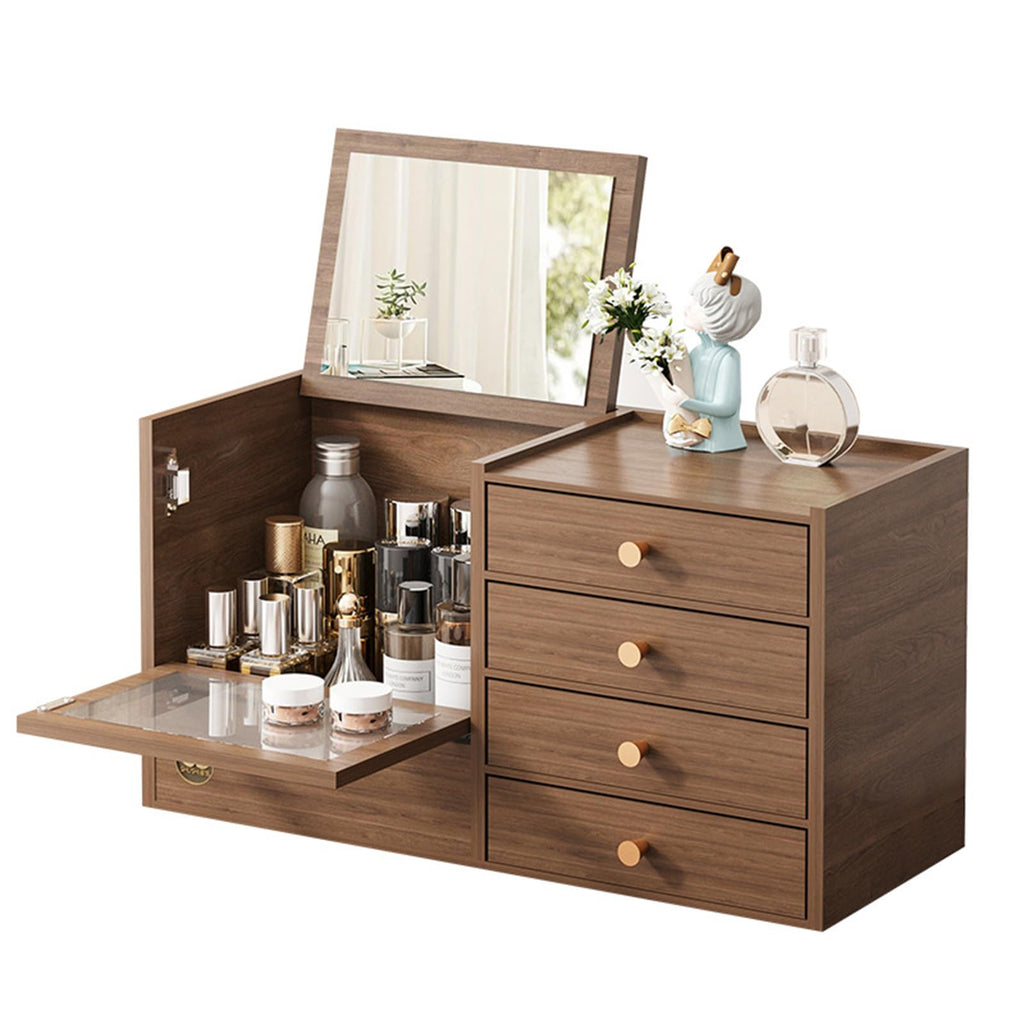 Jewelry and Makeup Organizer with Mirror