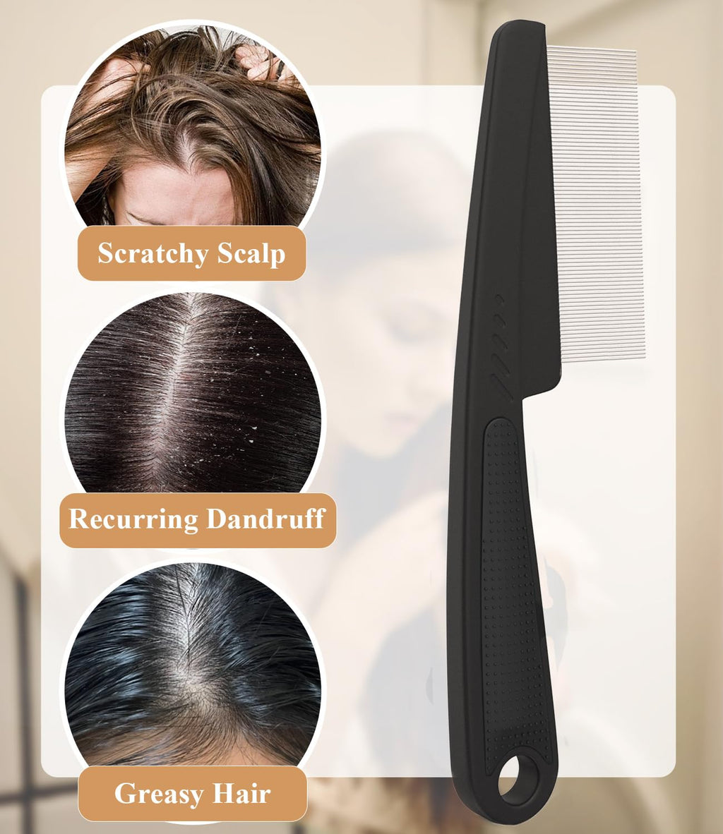 Fine-Tooth Scalp Cleaning Comb