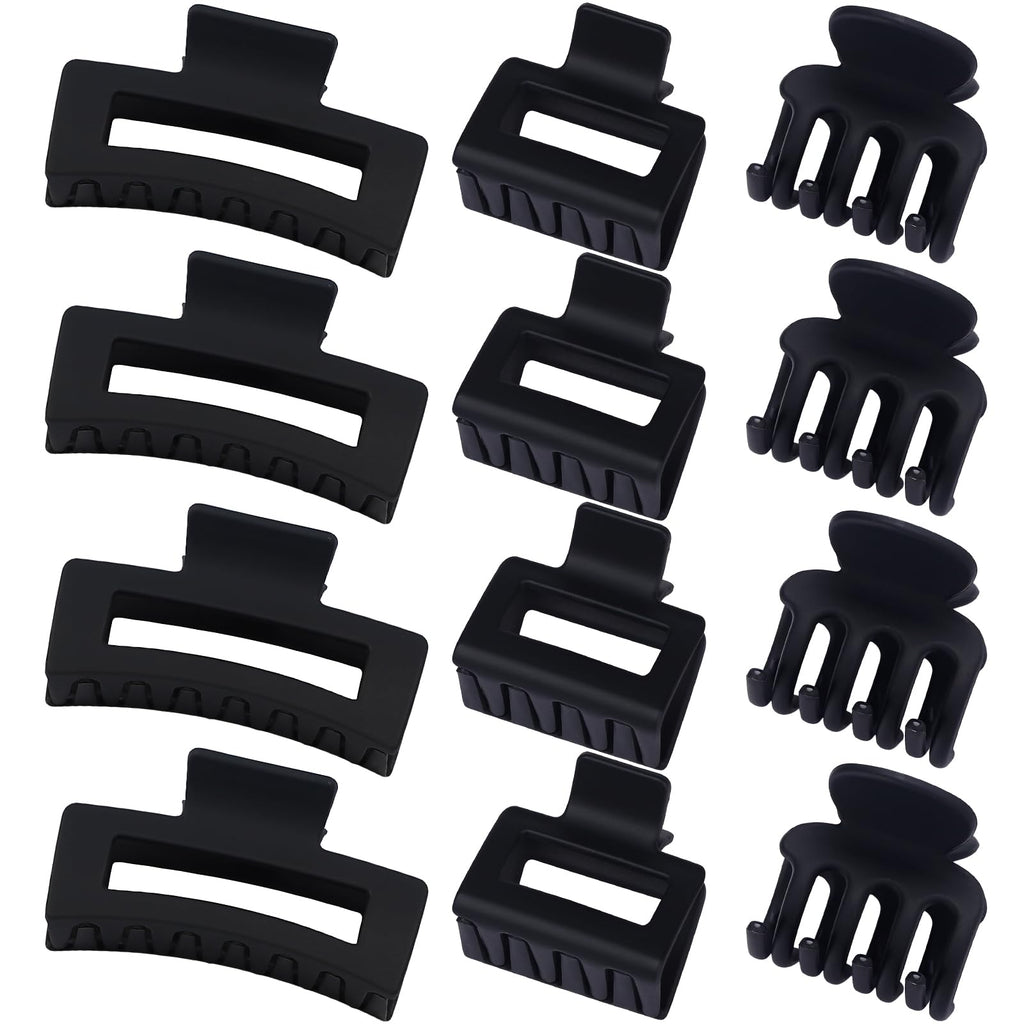 12-Piece Hair Claw Clip Set
