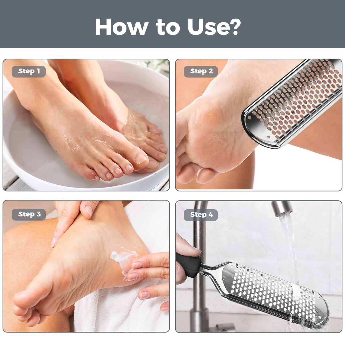 Large Stainless Steel Foot File
