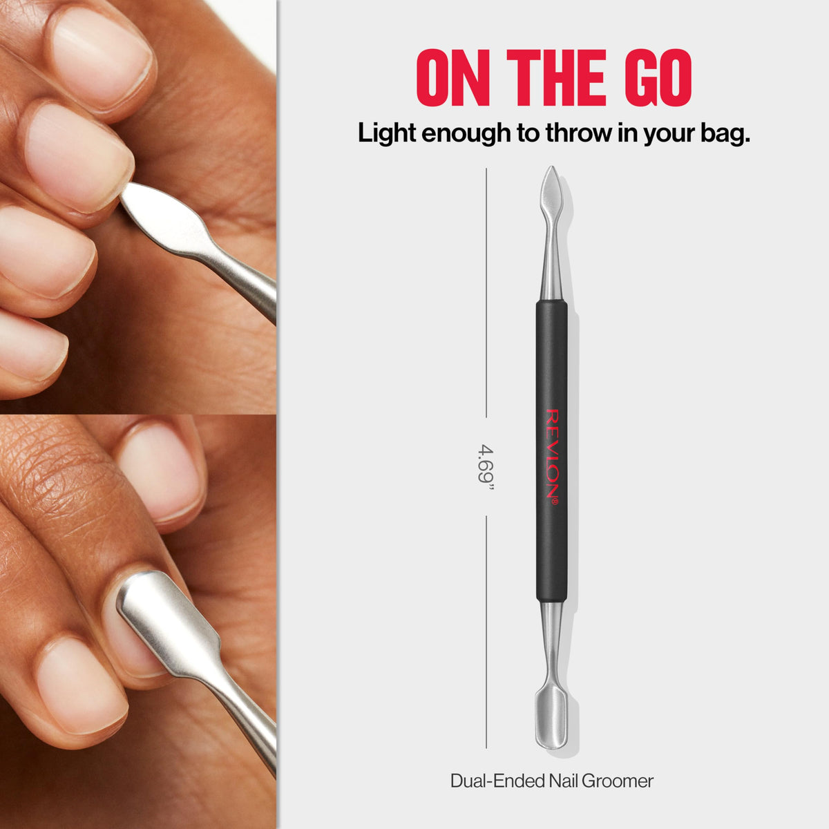 Dual-Ended Cuticle and Nail Tool
