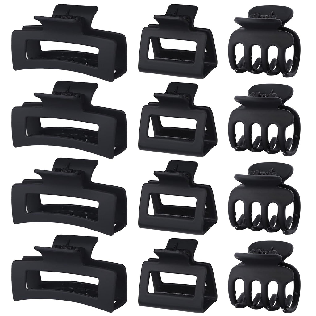 12-Piece Hair Claw Clip Set