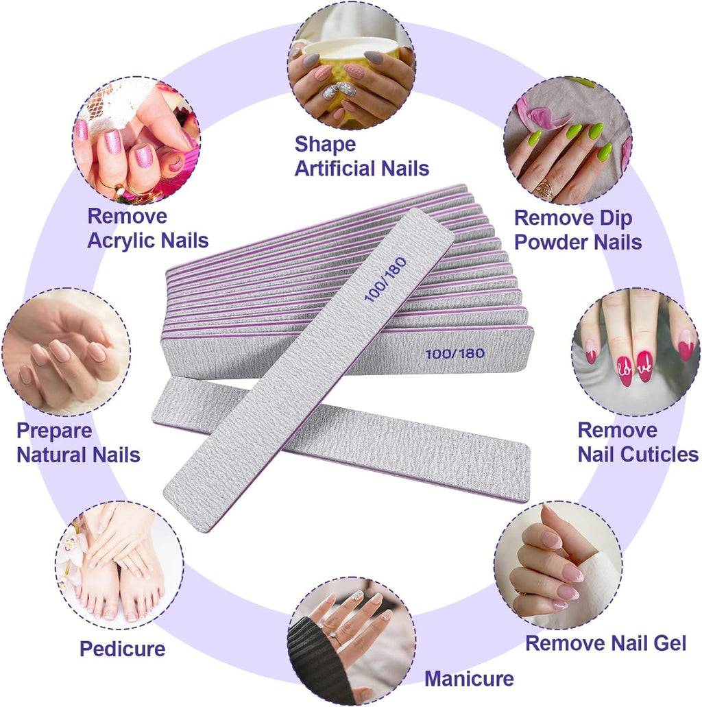 Dual-Grit Nail File Set