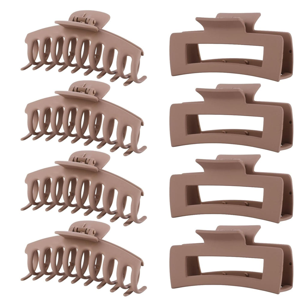 4.3-Inch Matte Hair Claw Clips