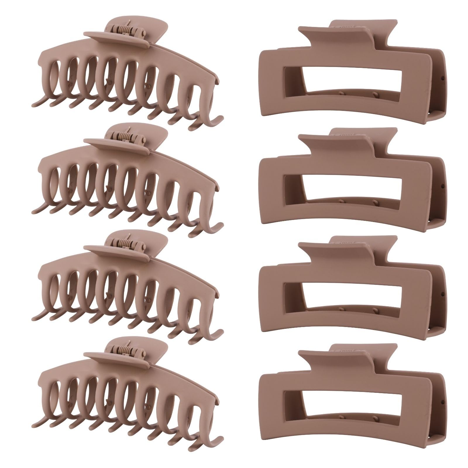 4.3-Inch Matte Hair Claw Clips