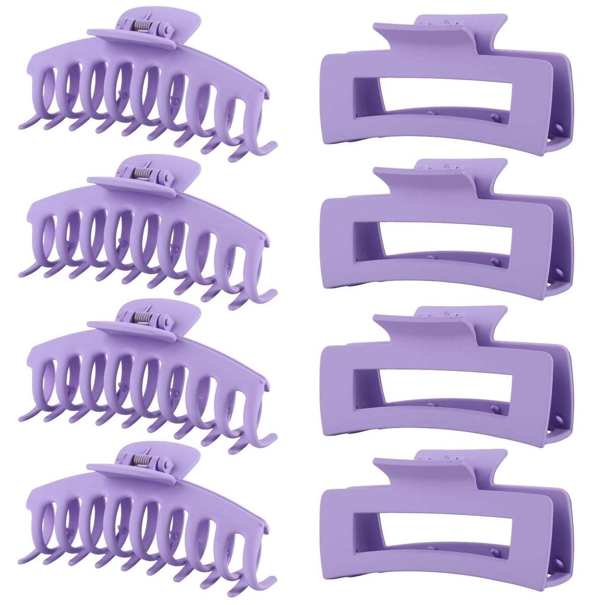 4.3-Inch Matte Hair Claw Clips