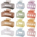 12-Piece Hair Claw Clip Set