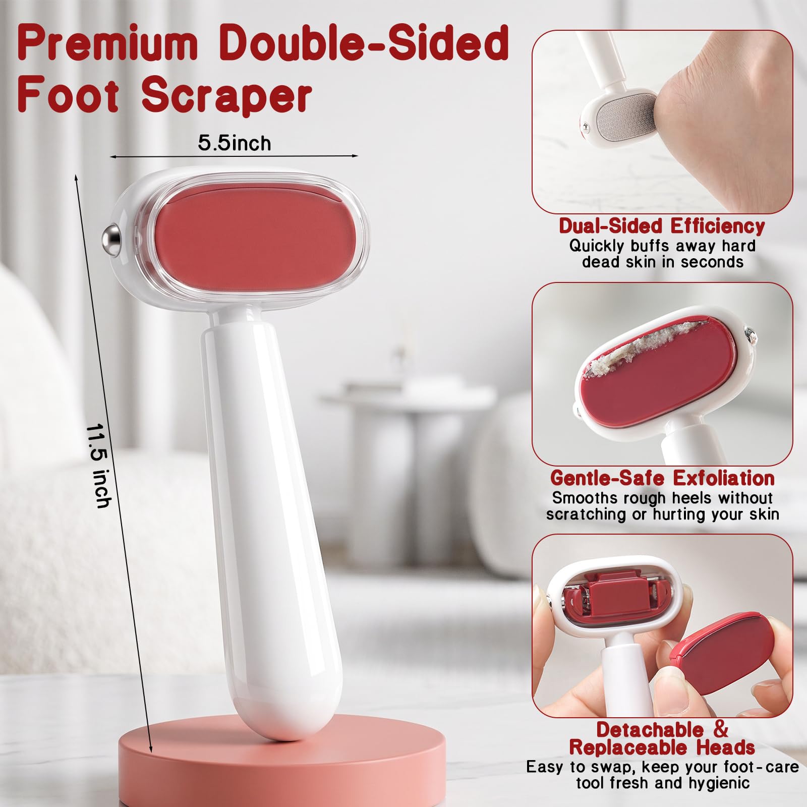 Dual-Sided Stainless Steel Foot File