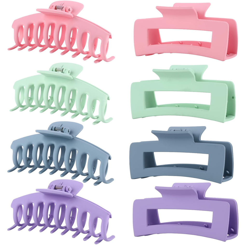 4.3-Inch Matte Hair Claw Clips