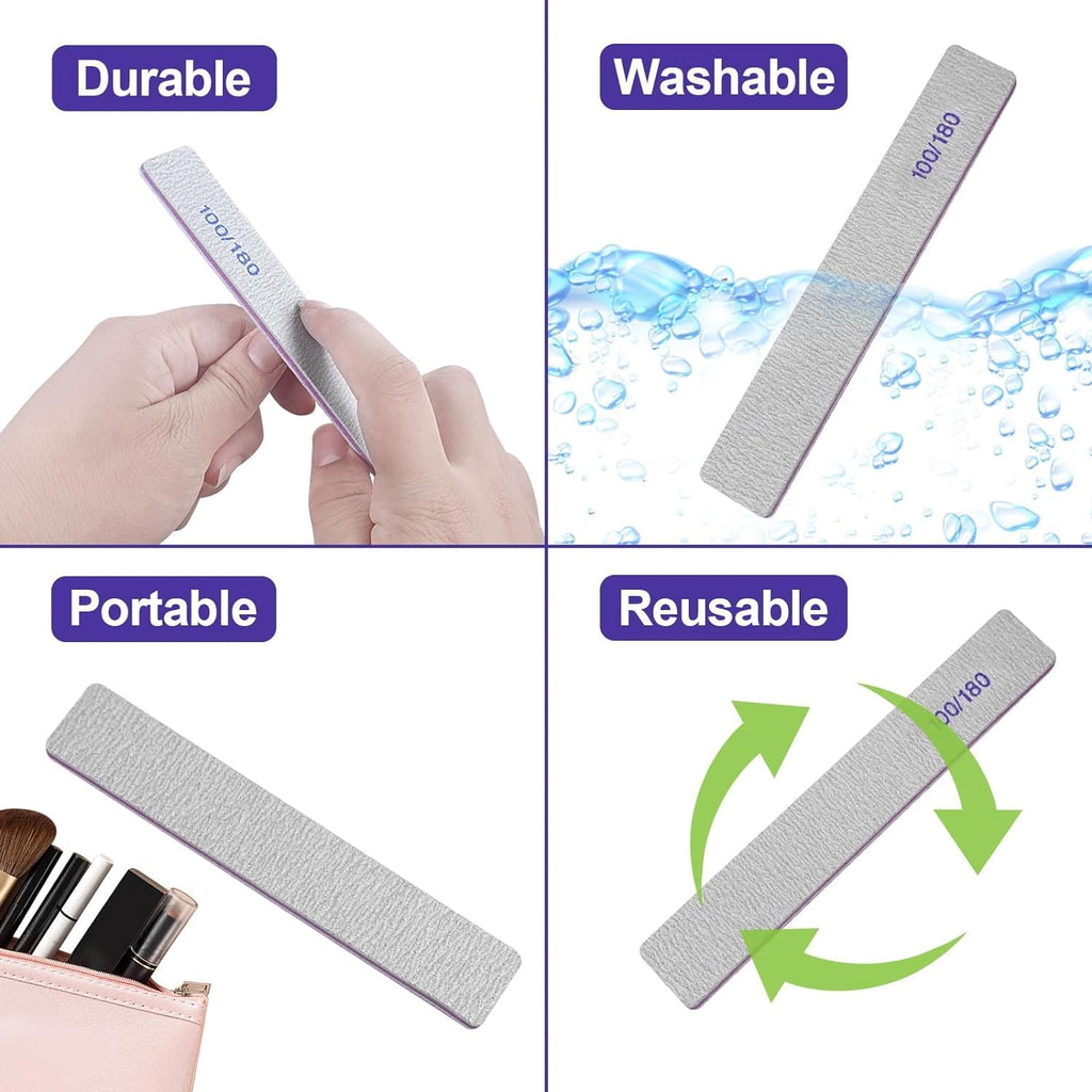 Dual-Grit Nail File Set