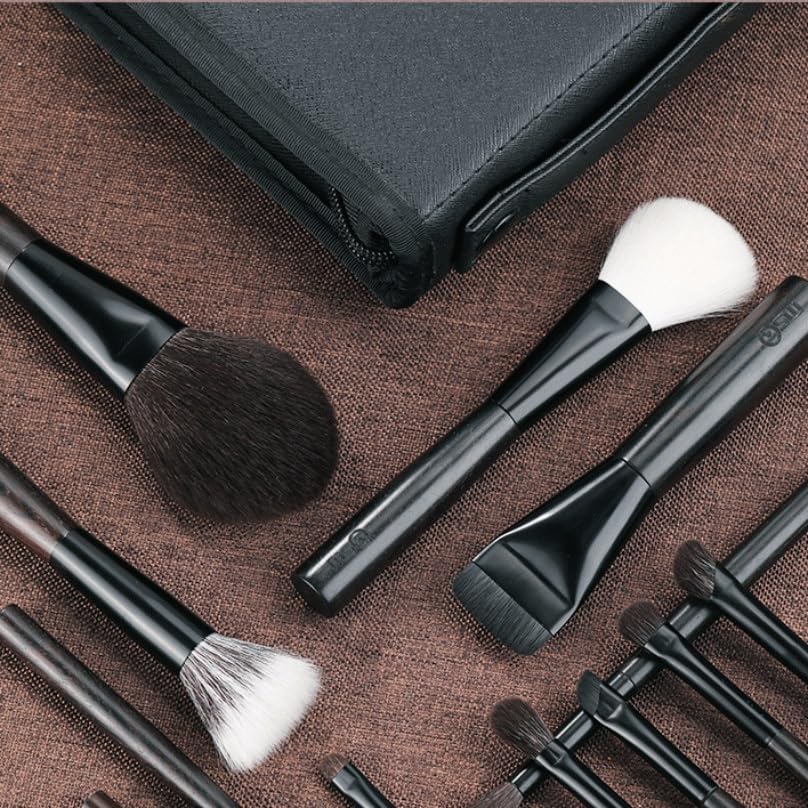 12-Piece Wool Makeup Brush Set
