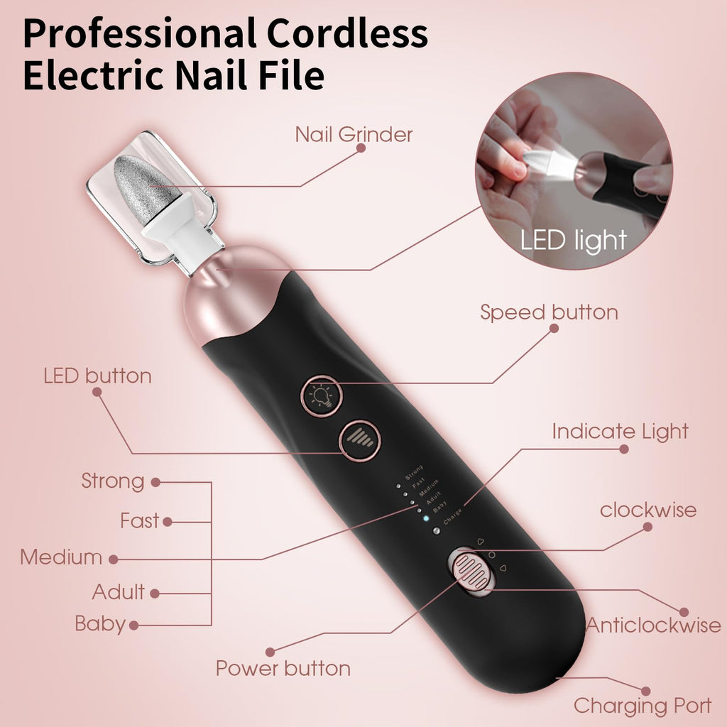Cordless Manicure and Pedicure Drill Kit