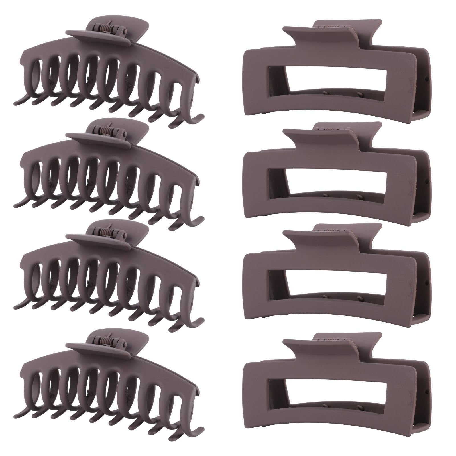 4.3-Inch Matte Hair Claw Clips