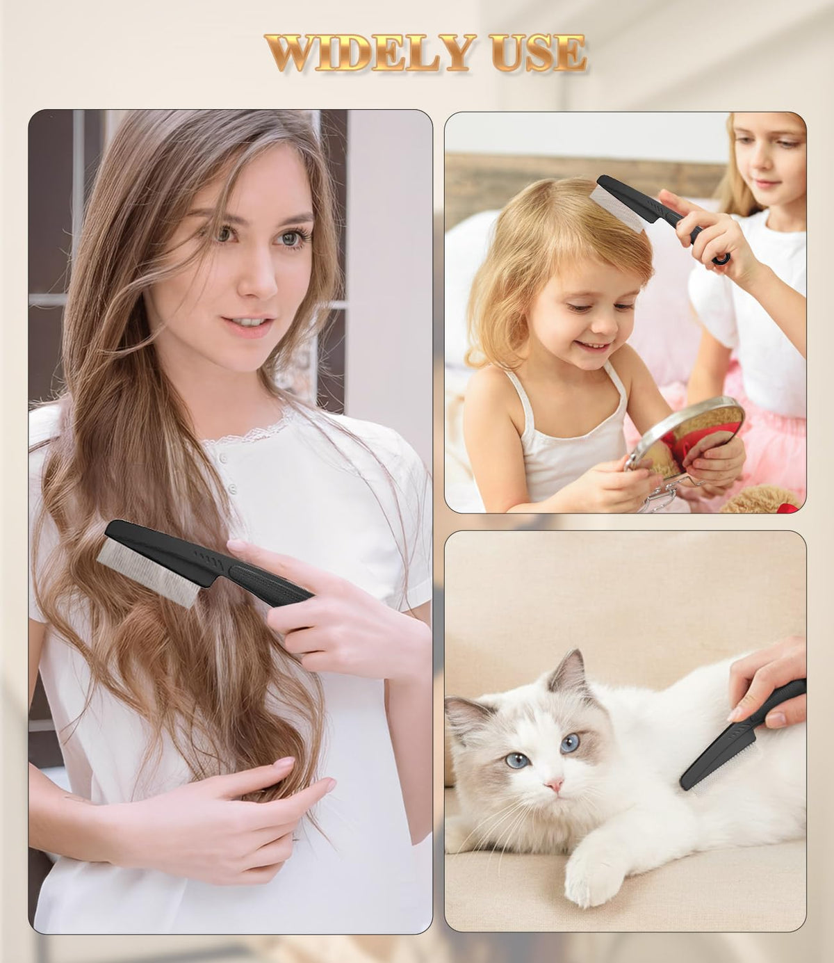 Fine-Tooth Scalp Cleaning Comb