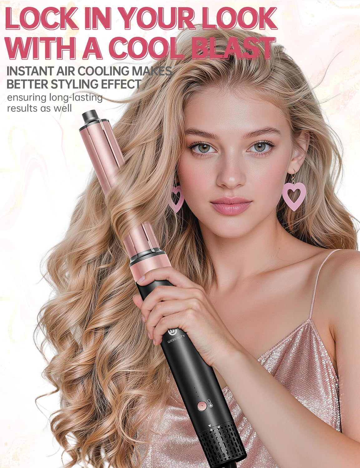 Dual-Voltage 7-in-1 Hot Air Styler