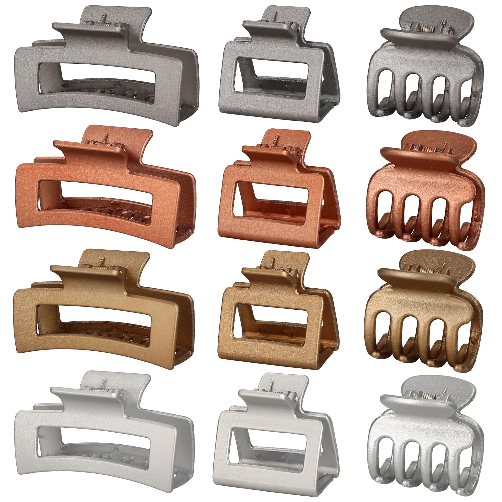 12-Piece Hair Claw Clip Set