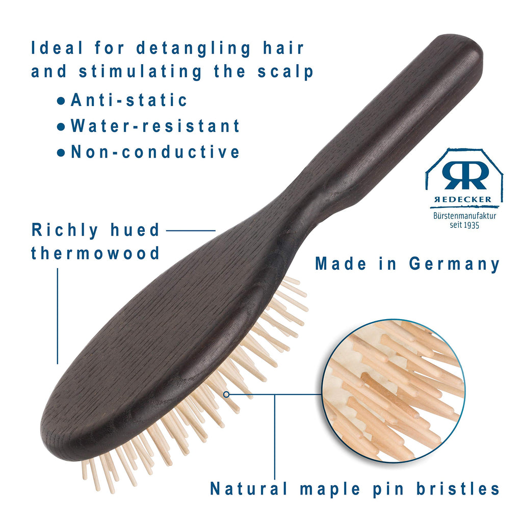 Thermowood Maple-Pin Hairbrush