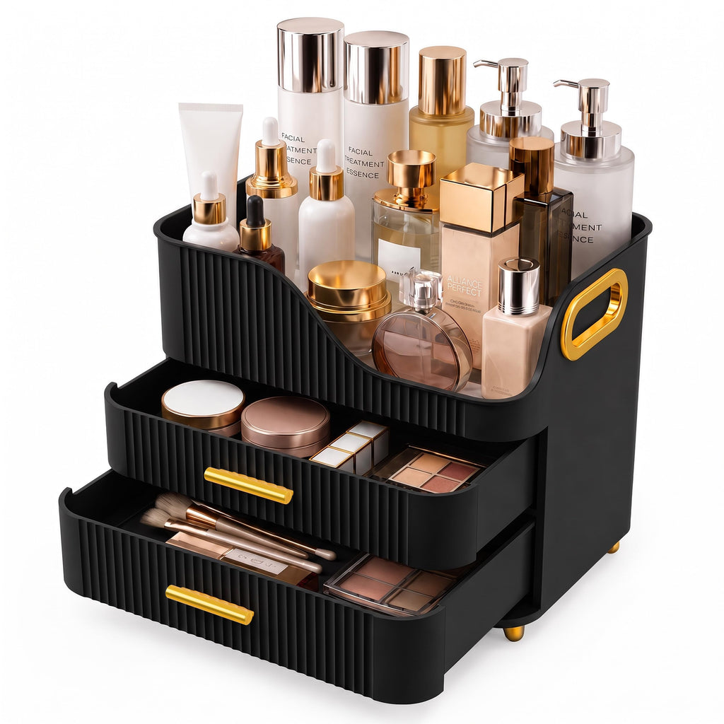 Clear Countertop Makeup Organizer
