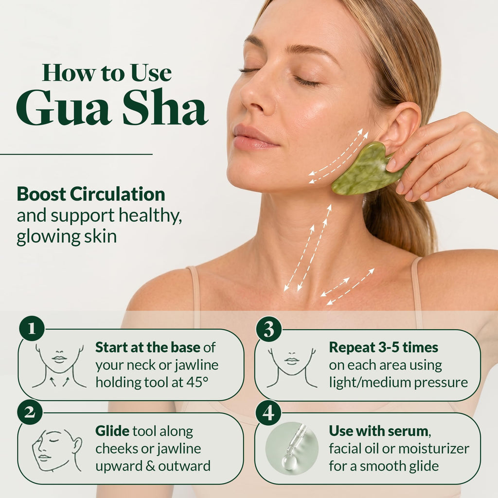 Jade Roller and Gua Sha Set